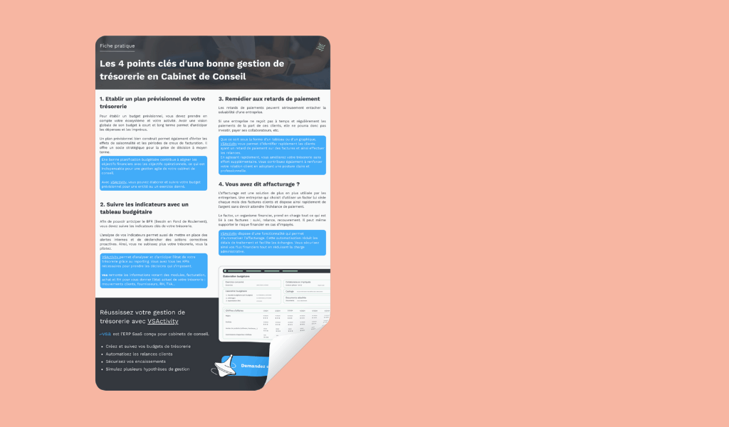 fiche pratique gestion de trésorerie