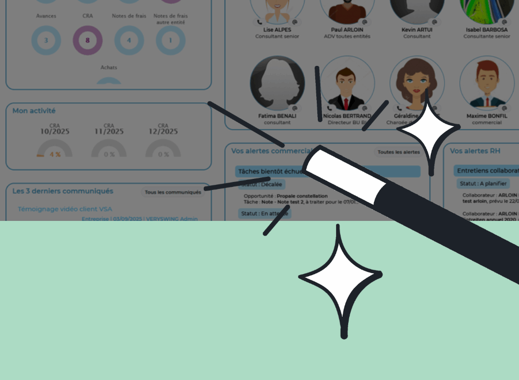 Nouvelle interface Veryswing 2025