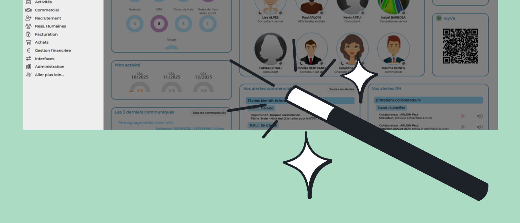 Nouvelle interface Veryswing 2025