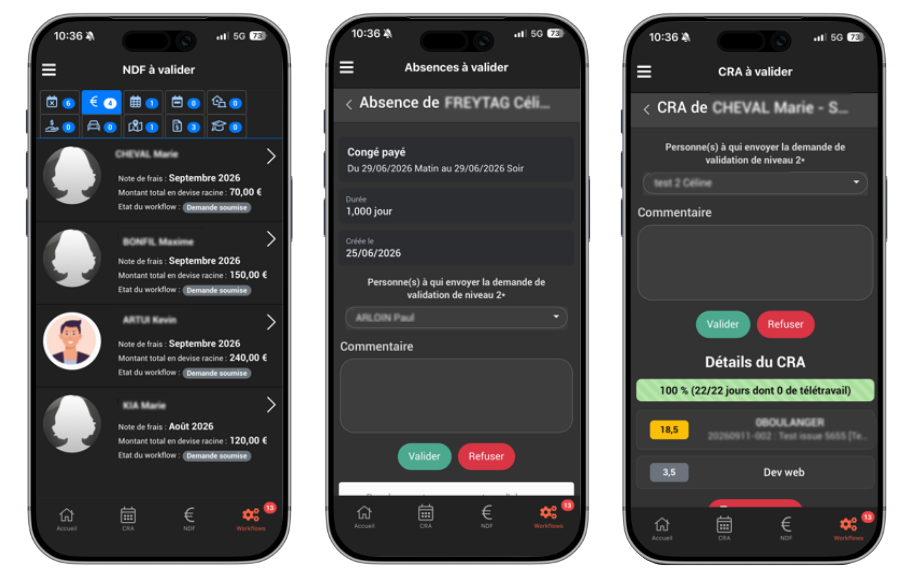 myvs application mobile VSActivity